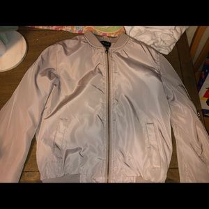 A créame bomber jacket